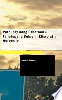 libro Patnubay Nang Cabataan Talinhagang Buhay Ni Eliseo At Ni Hortensio