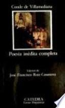 libro Poesía Inédita Completa