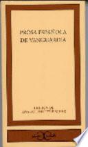 libro Prosa Española De Vanguardia