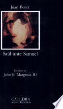 libro Saúl Ante Samuel