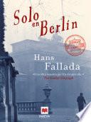 libro Solo En Berlín