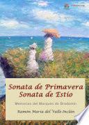 libro Sonata De Primavera   Sonata De Estío
