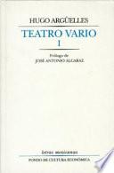 libro Teatro Vario