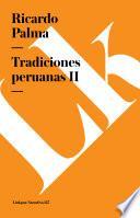 libro Tradiciones Peruanas Ii