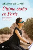 libro Último Otoño En París