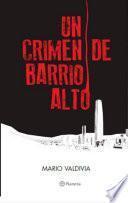 libro Un Crimen De Barrio Alto