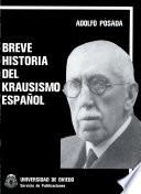 libro Breve Historia Del Krausismo Español