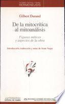 libro De La Mitocrítica Al Mitoanálisis