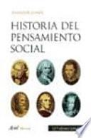 libro Historia Del Pensamiento Social