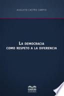 libro La Democracia Como Respeto A La Diferencia