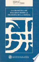 libro La Gramática De Halliday Desde La Filosofía De La Ciencia