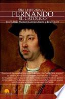 libro Breve Historia De Fernando El Católico