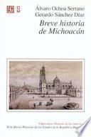libro Breve Historia De Michoacán