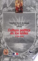 libro Cultura Política En Los Andes (1750 1950)