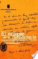 libro El Eclipse De La Democracia