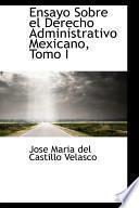 libro Ensayo Sobre El Derecho Administrativo Mexicano