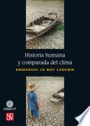 libro Historia Humana Y Comparada Del Clima