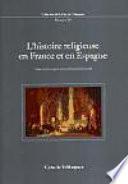 libro L Histoire Religieuse En France Et En Espagne