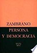 libro Persona Y Democracia