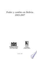 libro Poder Y Cambio En Bolivia