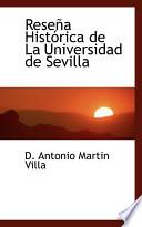 libro Resena Historica De La Universidad De Sevilla