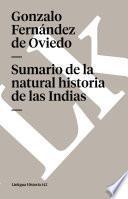 libro Sumario De La Natural Historia De Las Indias