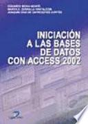 libro Iniciación A Las Bases De Datos Con Access 2002