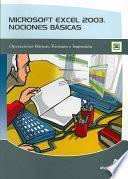 libro Microsoft Excel 2003, Nociones Basicas / Microsoft Excel 2003, Basic Notions