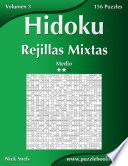 libro Hidoku Rejillas Mixtas   Medio   Volumen 3   156 Puzzles