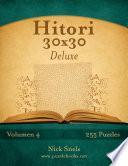 libro Hitori 30x30 Deluxe   Volumen 4   255 Puzzles