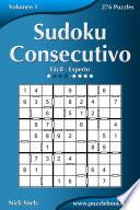 libro Sudoku Consecutivo   De Fácil A Experto   Volumen 1   276 Puzzles