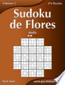 libro Sudoku De Flores   Medio   Volumen 3   276 Puzzles