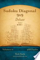 libro Sudoku Diagonal 9x9 Deluxe   Difícil   Volumen 11   468 Puzzles