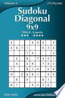 libro Sudoku Diagonal 9x9   Difícil A Experto   Volumen 6   276 Puzzles