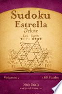 libro Sudoku Estrella Deluxe   De Fácil A Experto   Volumen 7   468 Puzzles