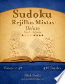 libro Sudoku Rejillas Mixtas Deluxe   De Fácil A Experto   Volumen 42   476 Puzzles