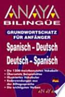 libro Anaya Bilingüe Español Alemán/alemán Español