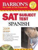 libro Barron S Sat Subject Test Spanish