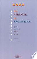 libro Diccionario Del Español De Argentina