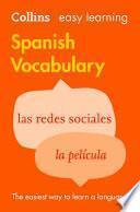 libro Easy Learning Spanish Vocabulary (collins Easy Learning Spanish)