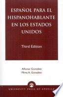 libro Espanol Para El Hispanohablante En Los Estados Unidos