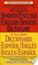 libro New World Diccionario Español/inglés, Inglés/español