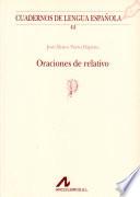 libro Oraciones De Relativo