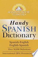 libro Random House Webster S Handy Spanish Dictionary