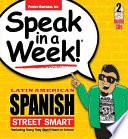libro Speak In A Week Latin American Spanish Street Smart