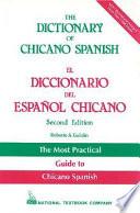 libro The Dictionary Of Chicano Spanish