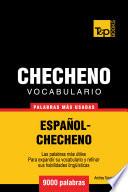 libro Vocabulario Español Checheno   9000 Palabras Más Usadas