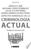 libro Aspectos Esenciales De La Criminología Actual