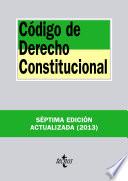 libro Código De Derecho Constitucional