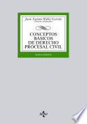 libro Conceptos Básicos De Derecho Procesal Civil